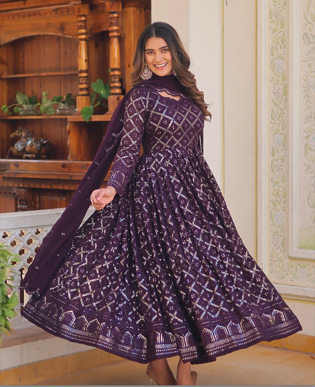 Matrut | Masaba Purple Gown