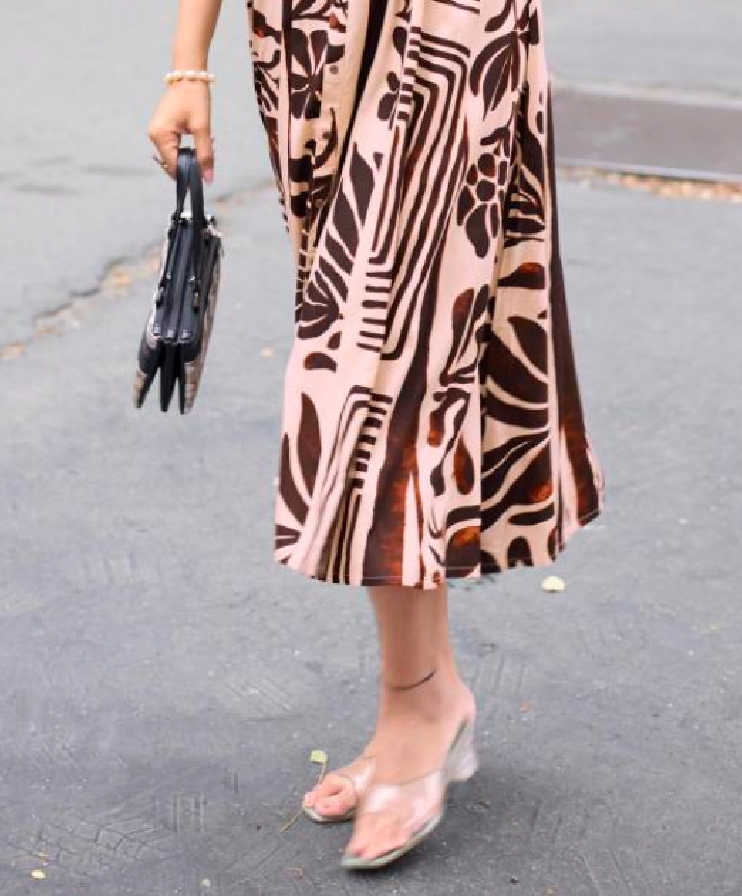 Matrut | Tripsy Belt Brown-Peach Dress