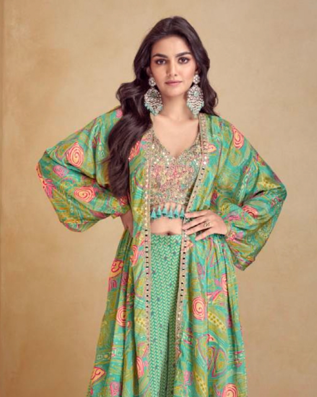 Matrut | Kiera Sea Green Trio Set