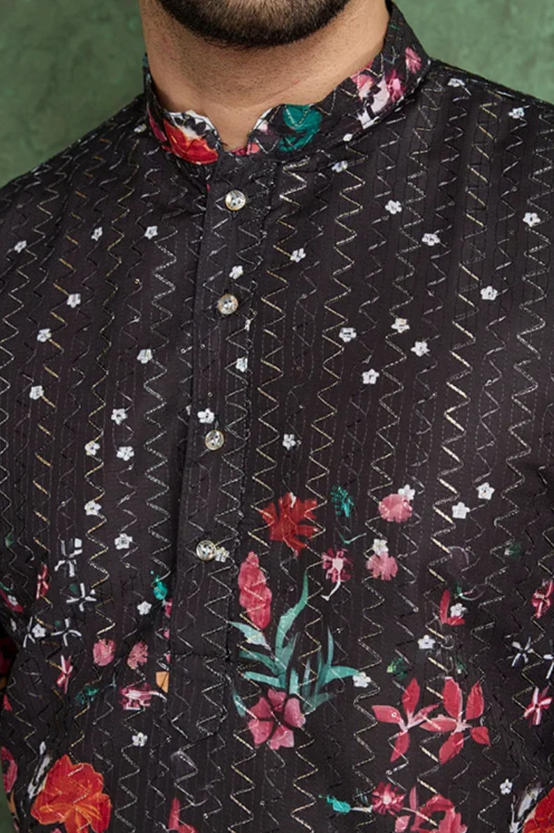 Matrut | Kurta Kraft Black Kurta Set