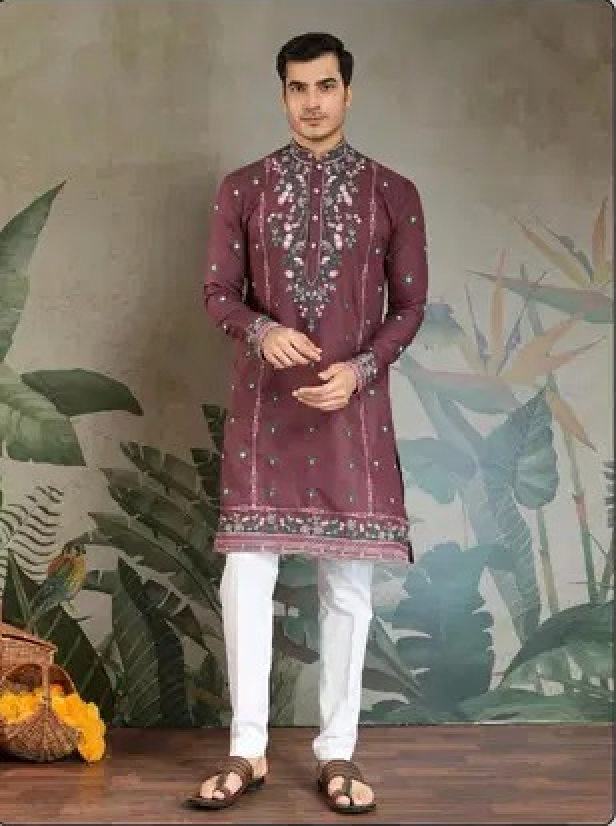 Matrut | Fusion Fits-3 Chocolate Pastel Kurta Set