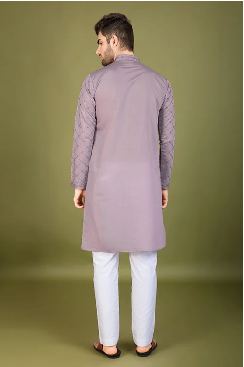 Matrut | Elysian Lavender Kurta Set