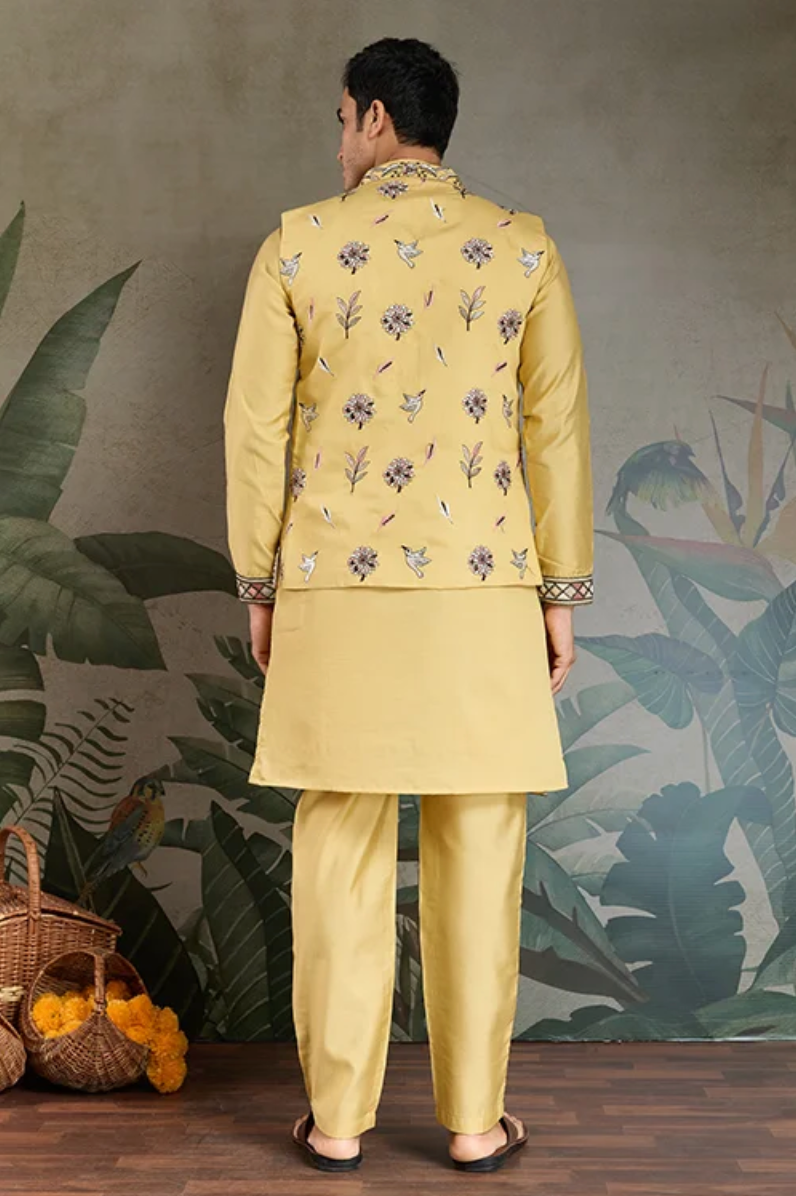 Matrut | Rajwada-2 Yellow Kurta Set