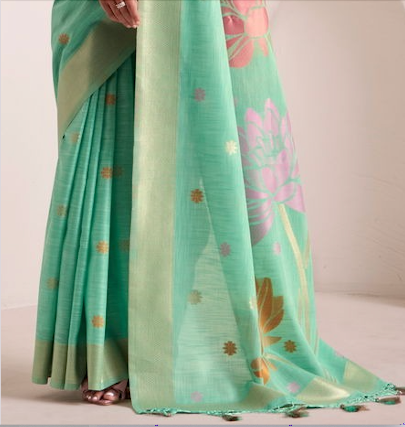Matrut | Dinamic Sea Green Saree