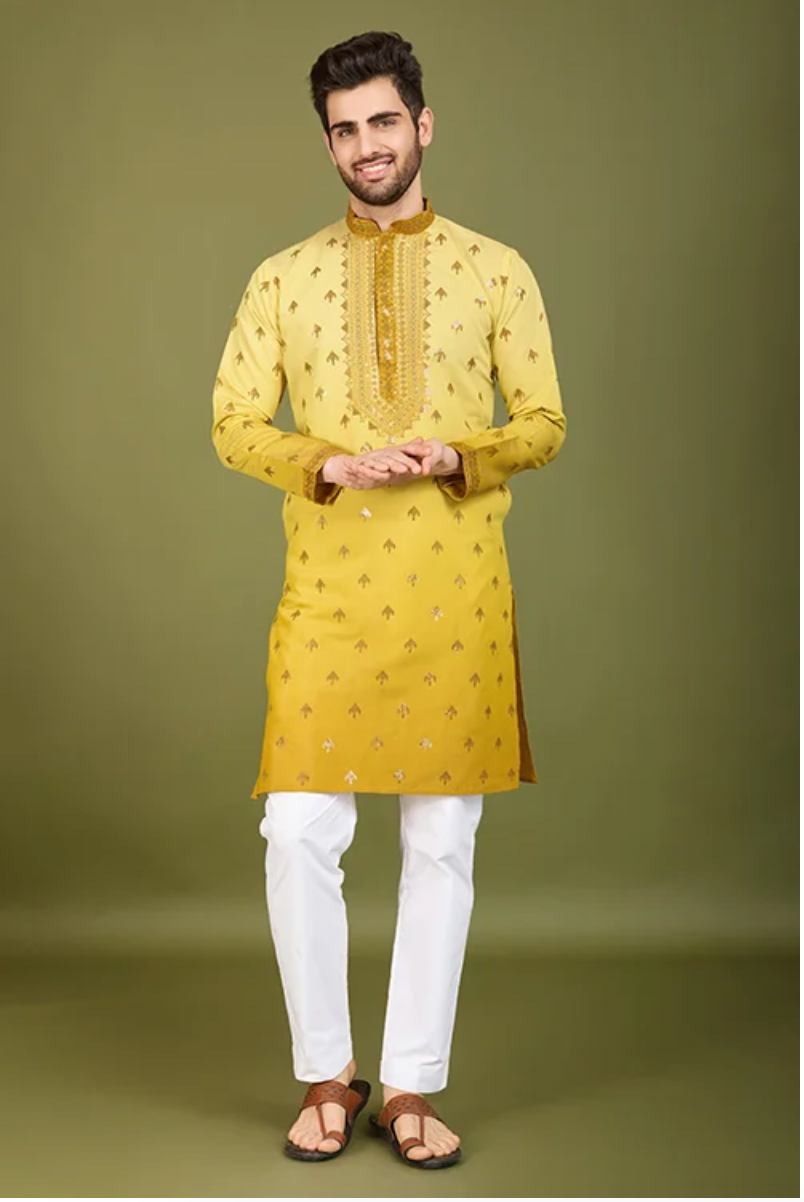 Matrut | Ember Yellow Kurta Set
