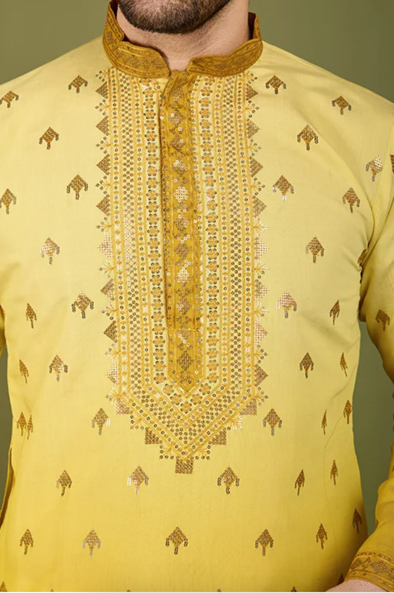 Matrut | Ember Yellow Kurta Set