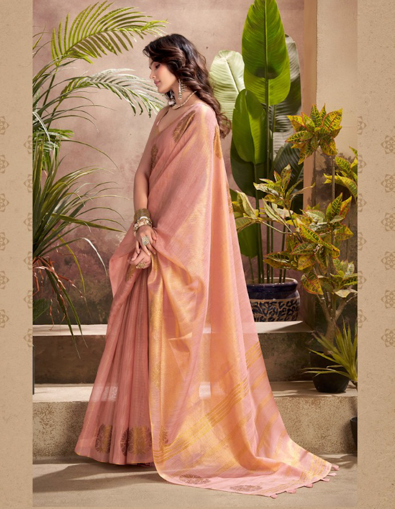 Matrut | Kiri Rusty Pink Saree