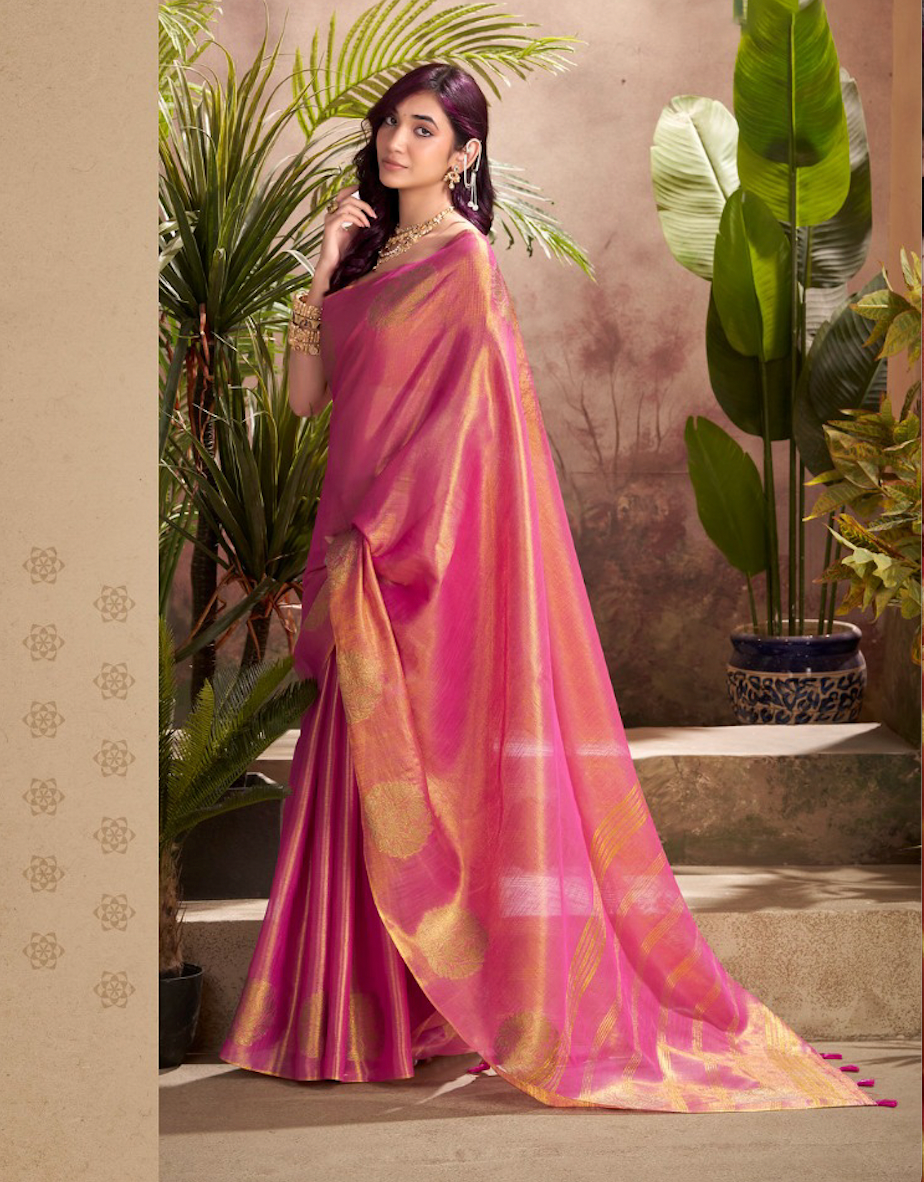 Matrut | Kiri Blush Pink Saree