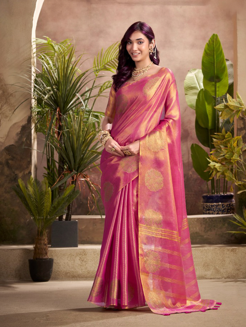 Matrut | Kiri Blush Pink Saree