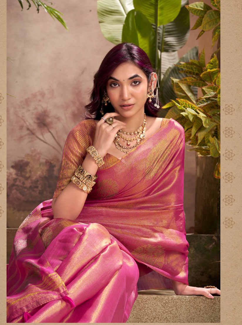 Matrut | Kiri Blush Pink Saree