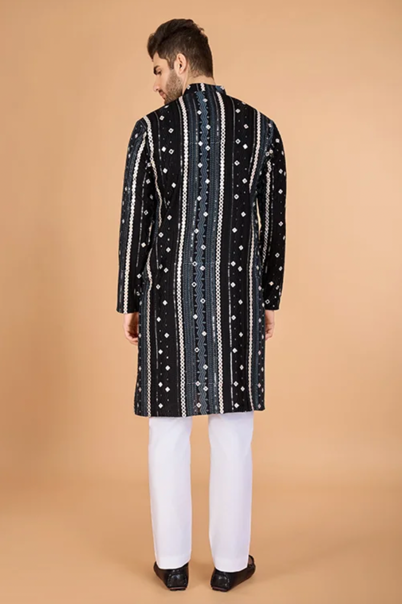 Matrut | Horizon Hues Black Kurta Set
