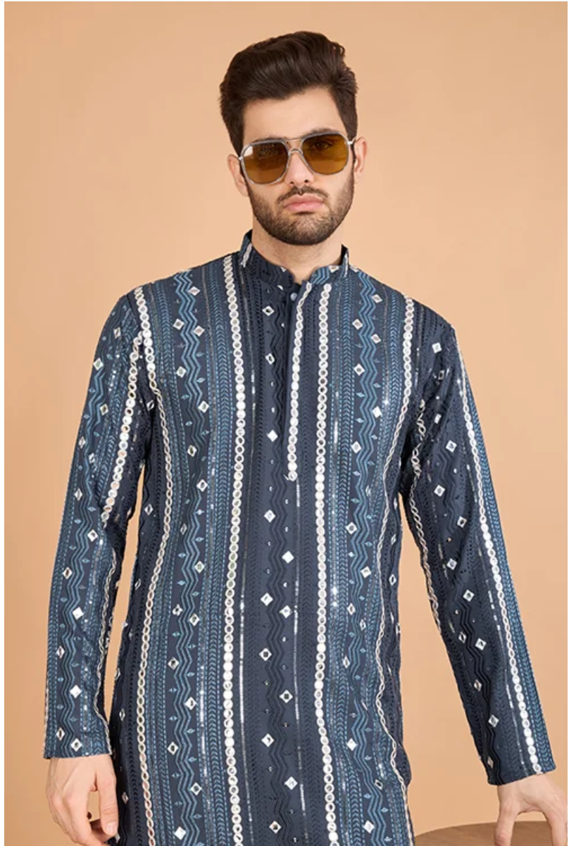 Matrut | Horizon Hues Blue Kurta Set