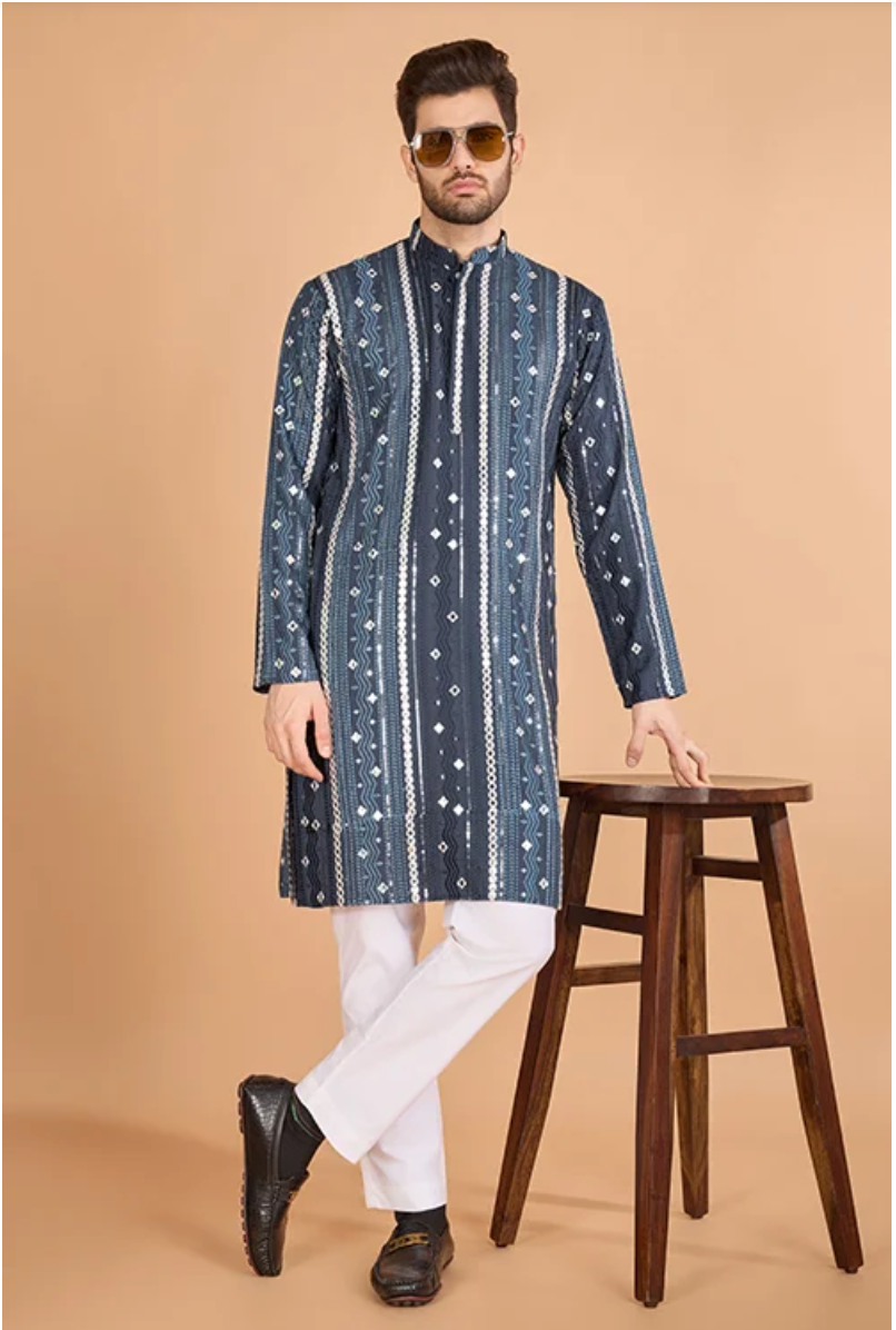 Matrut | Horizon Hues Blue Kurta Set
