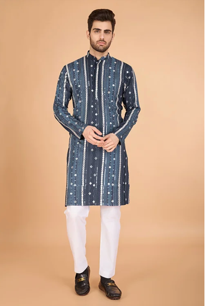 Matrut | Horizon Hues Blue Kurta Set