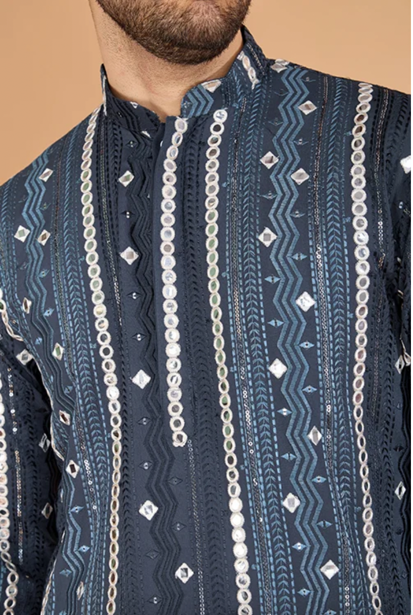 Matrut | Horizon Hues Blue Kurta Set