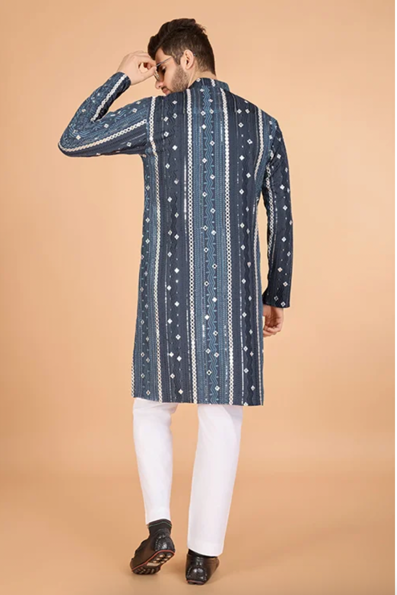 Matrut | Horizon Hues Blue Kurta Set