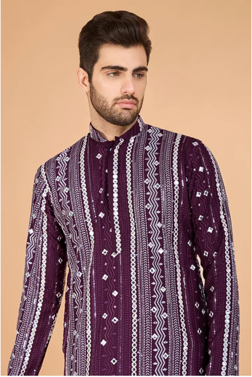 Matrut | Horizon Hues Purple Kurta Set