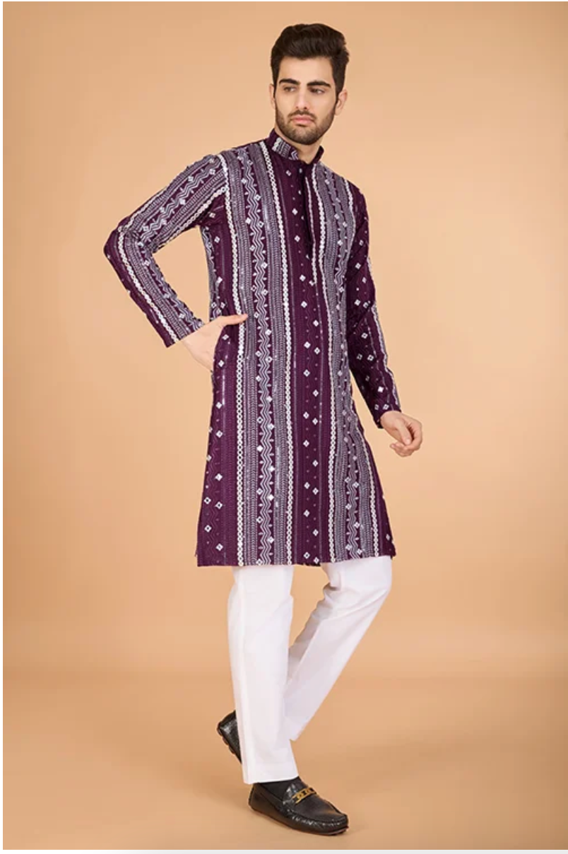 Matrut | Horizon Hues Purple Kurta Set