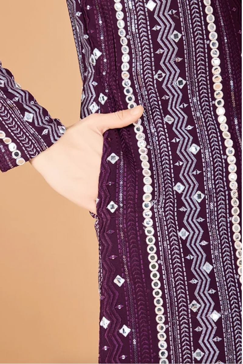 Matrut | Horizon Hues Purple Kurta Set