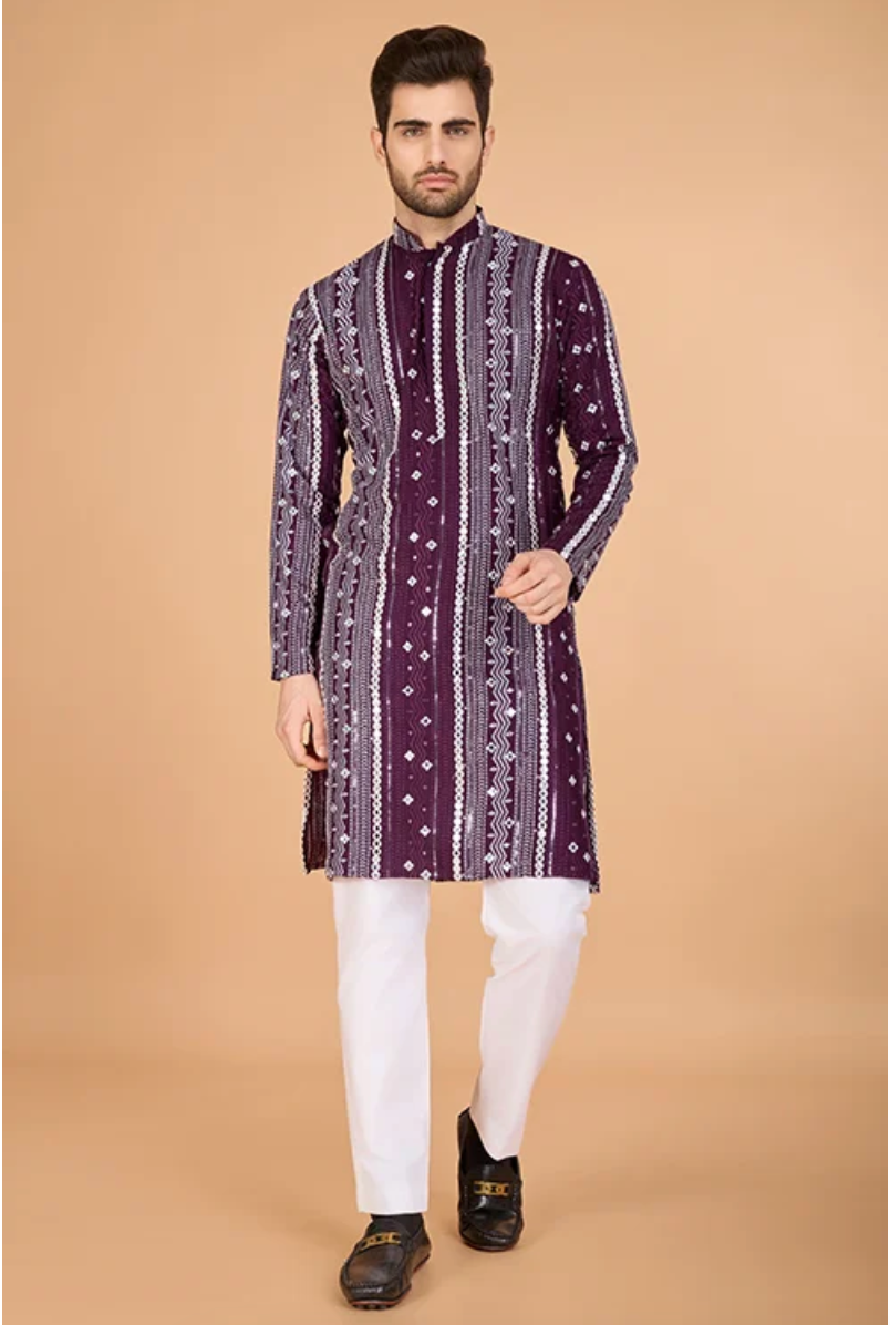 Matrut | Horizon Hues Purple Kurta Set