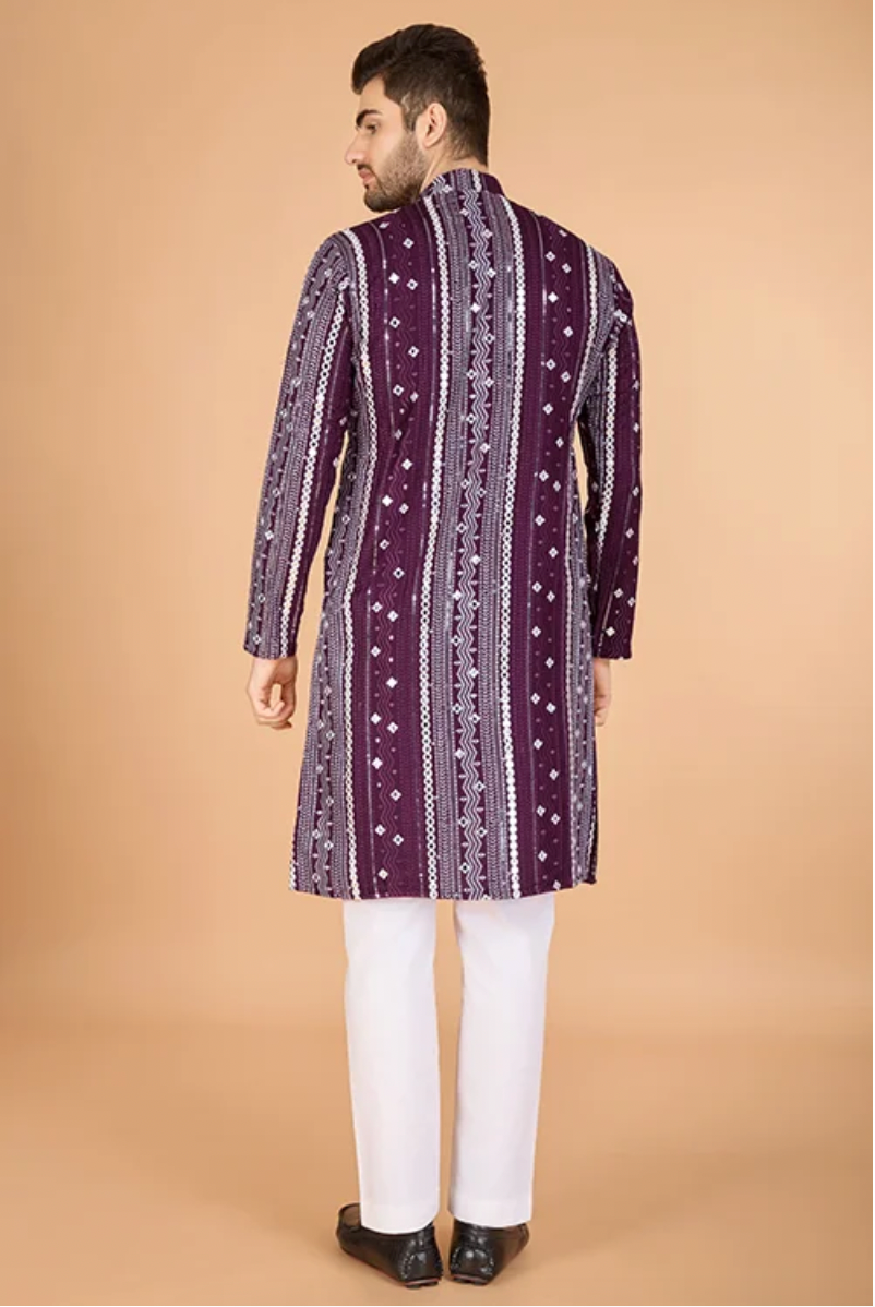 Matrut | Horizon Hues Purple Kurta Set