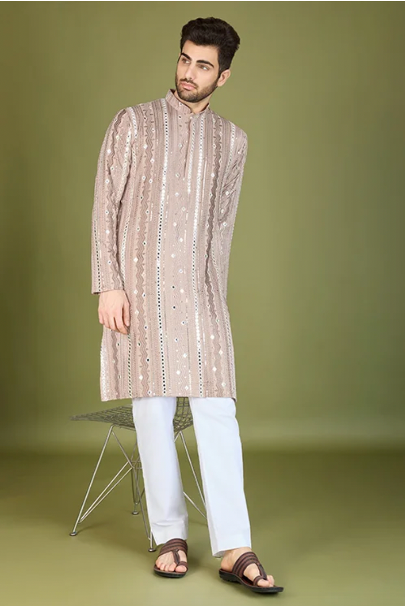 Matrut | Horizon Hues Ivory Kurta Set