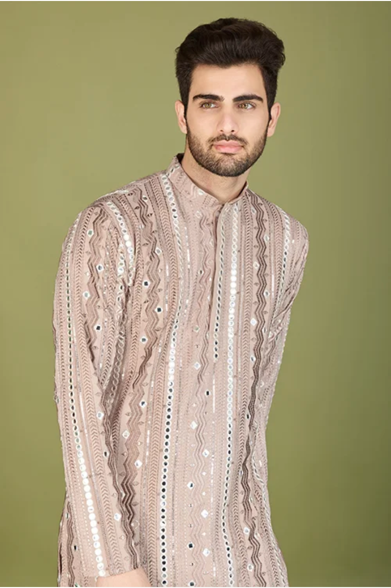 Matrut | Horizon Hues Ivory Kurta Set