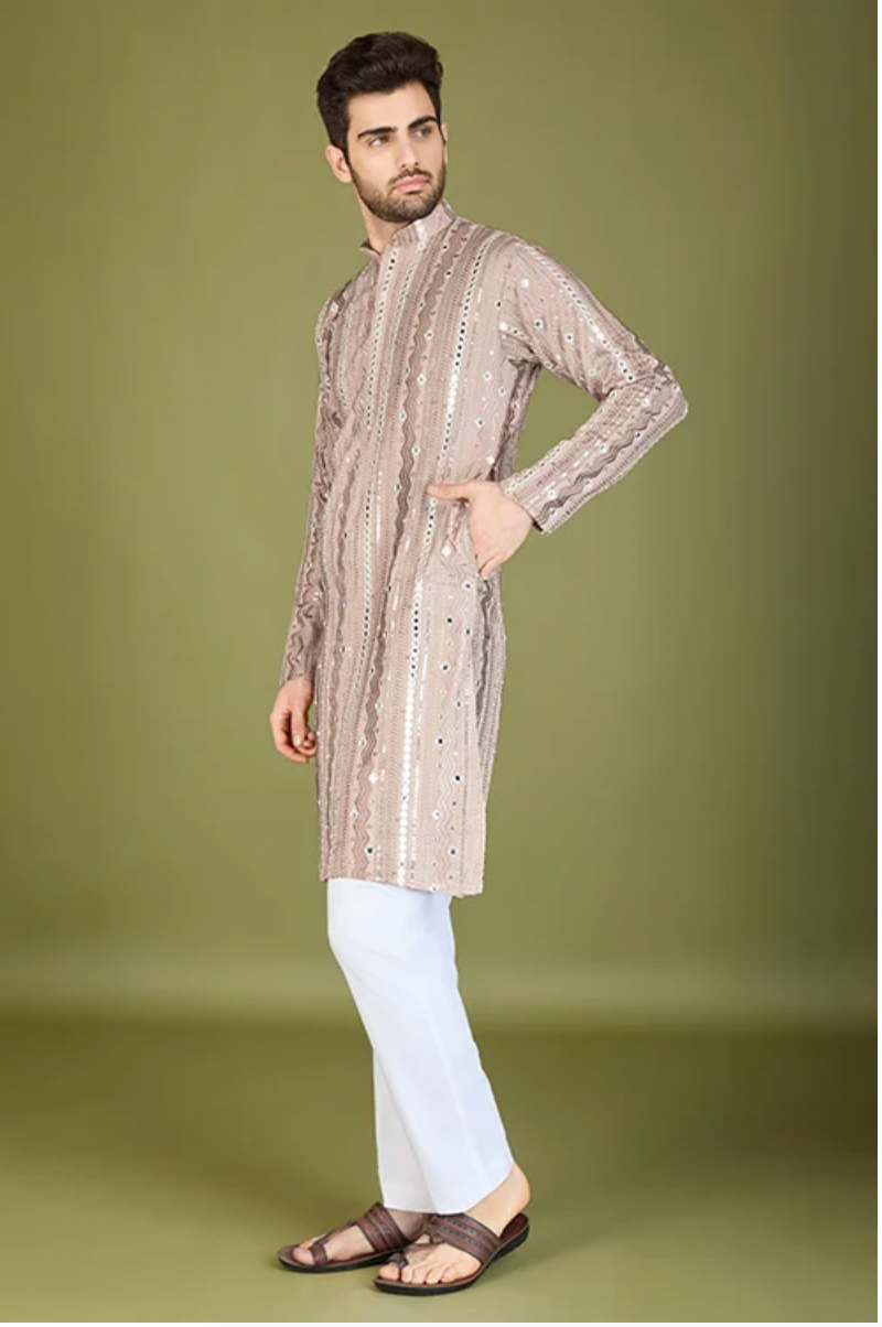 Matrut | Horizon Hues Ivory Kurta Set