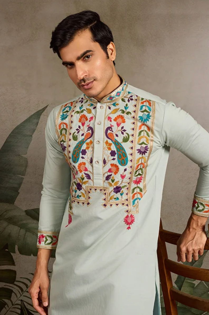 Matrut | Jhankaar Pista Green Kurta Set