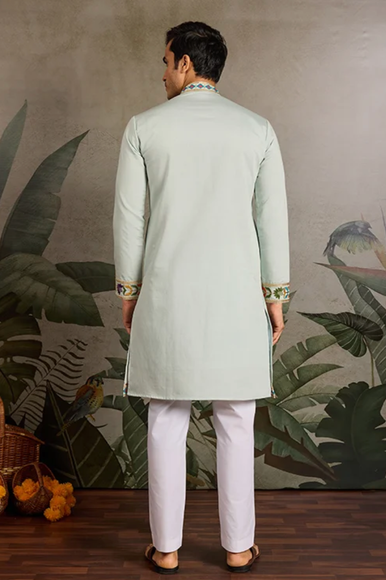 Matrut | Jhankaar Pista Green Kurta Set