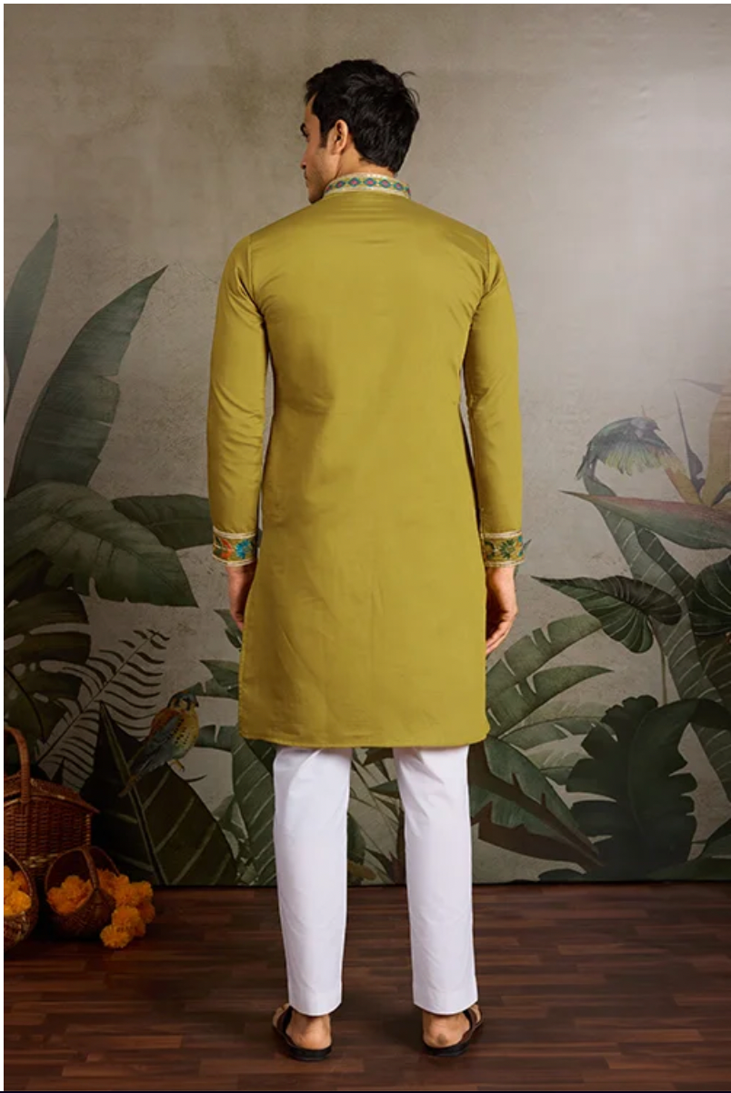 Matrut | Jhankaar Flourescent Green Kurta Set