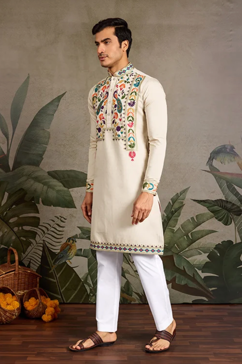 Matrut | Jhankaar Beige Kurta Set