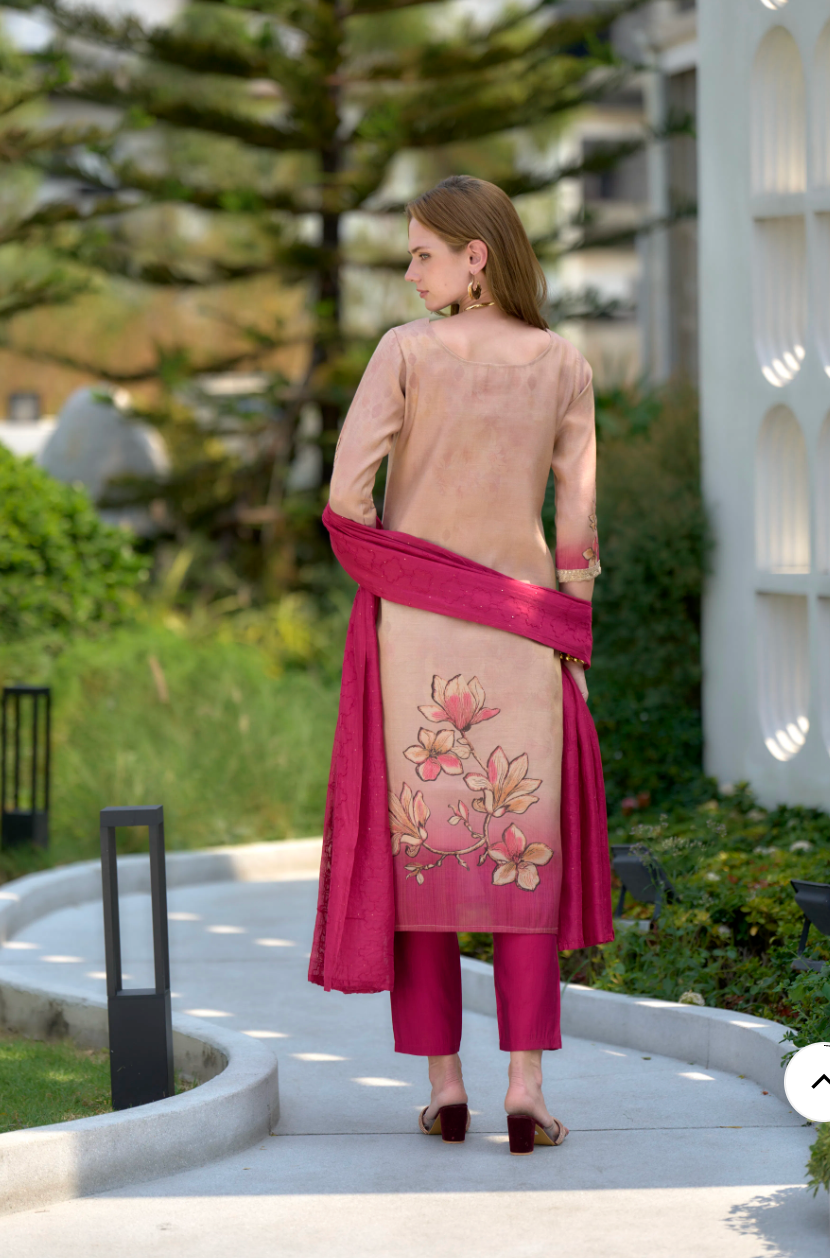 Matrut | Divine Bliss Cream Straight Suit