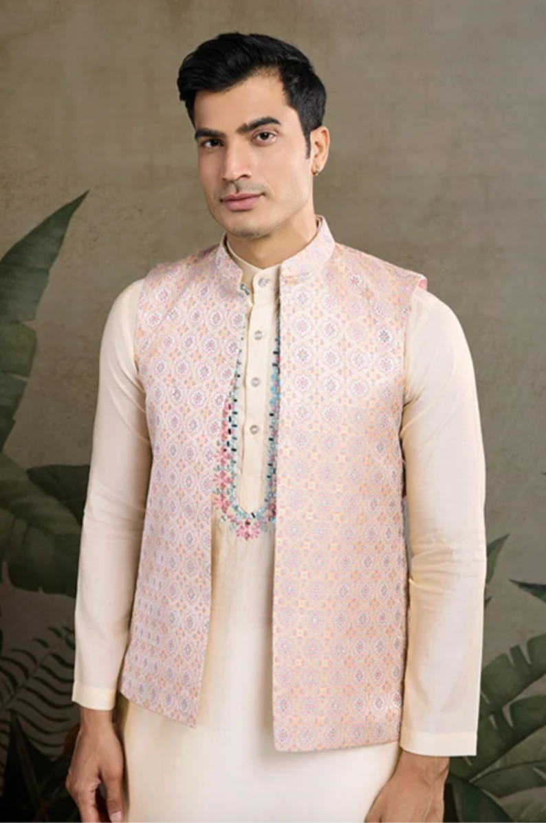 Matrut | Shaan Beige Kurta Set