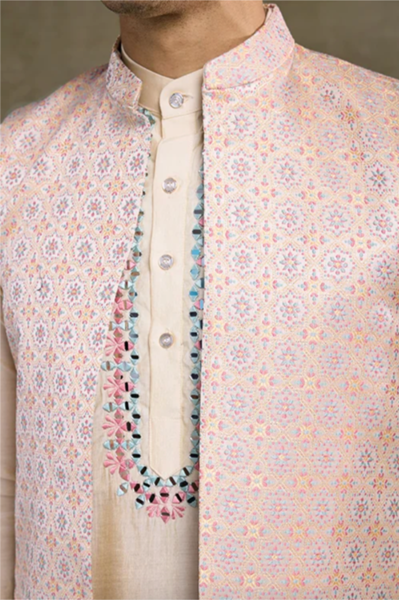 Matrut | Shaan Beige Kurta Set