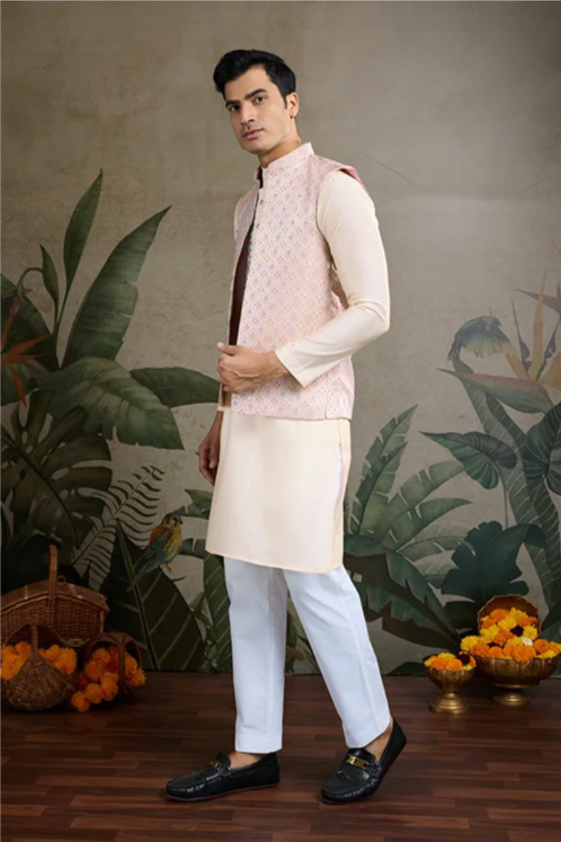 Matrut | Shaan Beige Kurta Set