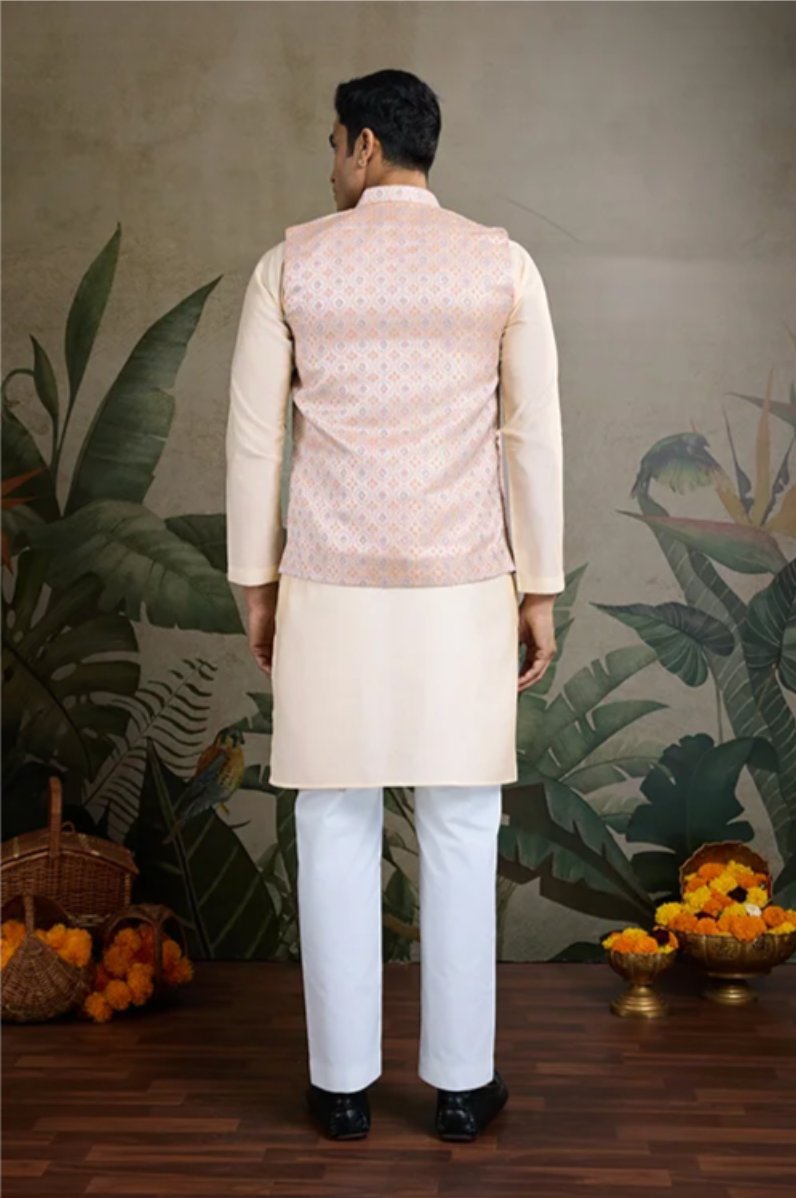 Matrut | Shaan Beige Kurta Set