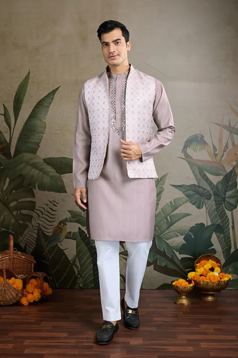Matrut | Shaan Lavender Kurta Set