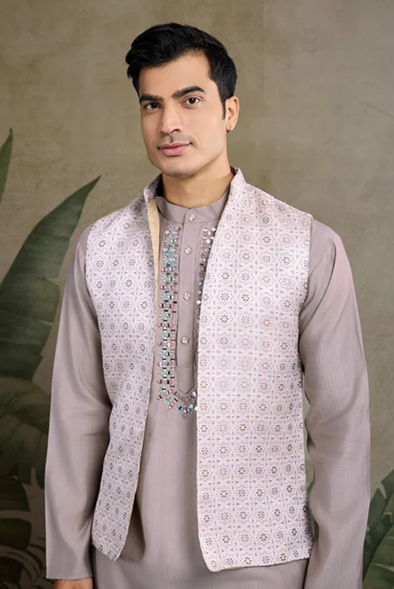 Matrut | Shaan Lavender Kurta Set