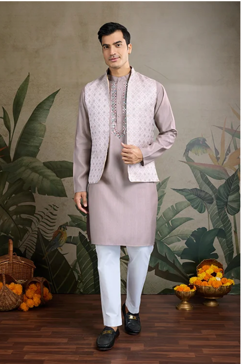 Matrut | Shaan Lavender Kurta Set