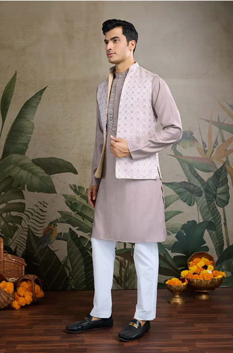 Matrut | Shaan Lavender Kurta Set