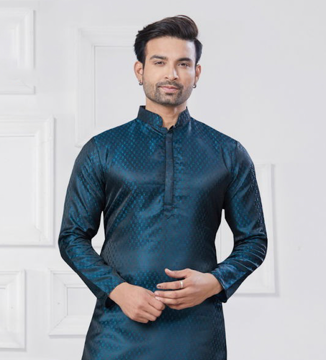 Matrut | Rangoon Dark Blue Kurta Set