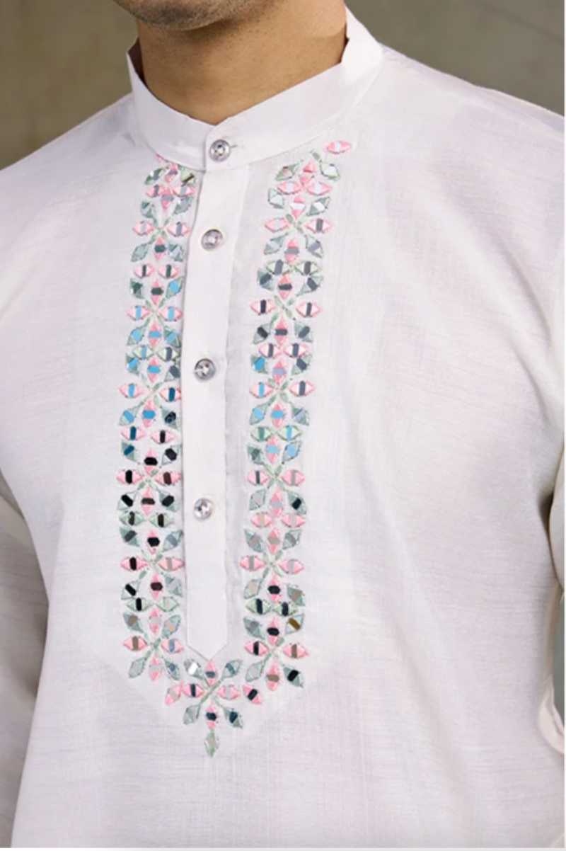 Matrut | Shaan Off-white Kurta Set