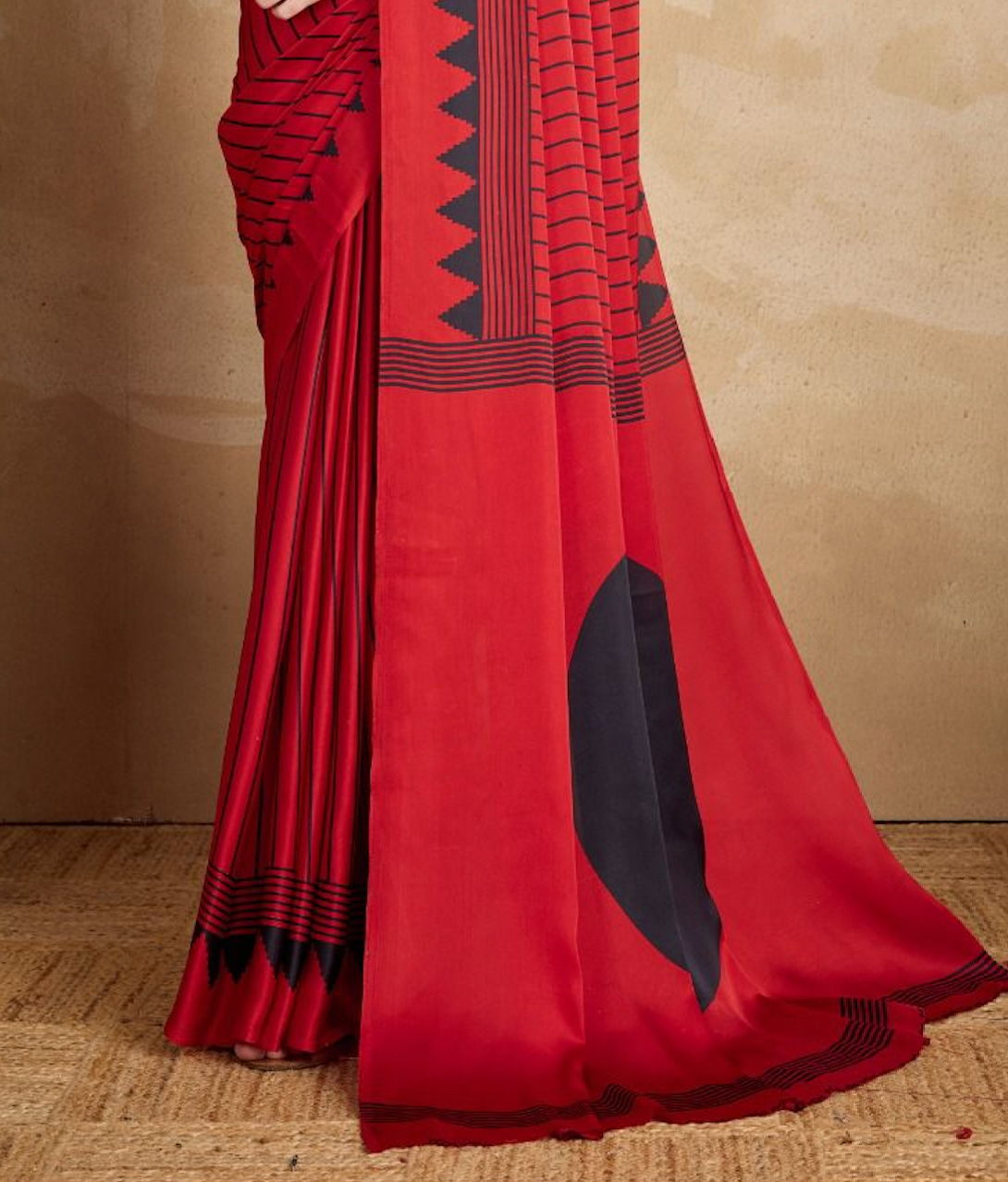 Matrut | Chakra Red Saree