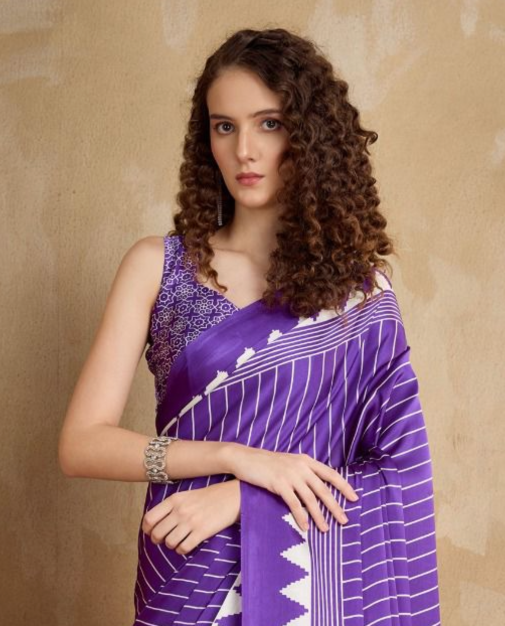 Matrut | Chakra Purple Saree