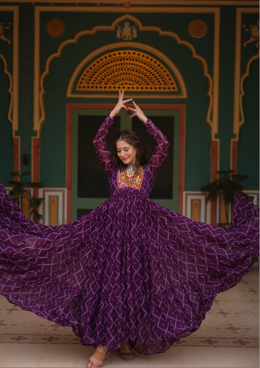 Matrut | Dandiya Diaries Gown - D025