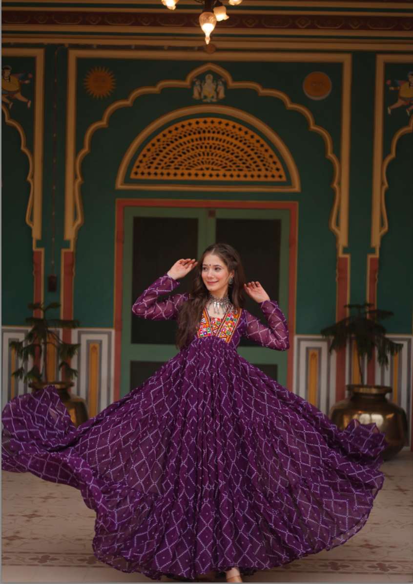 Matrut | Dandiya Diaries Gown - D025