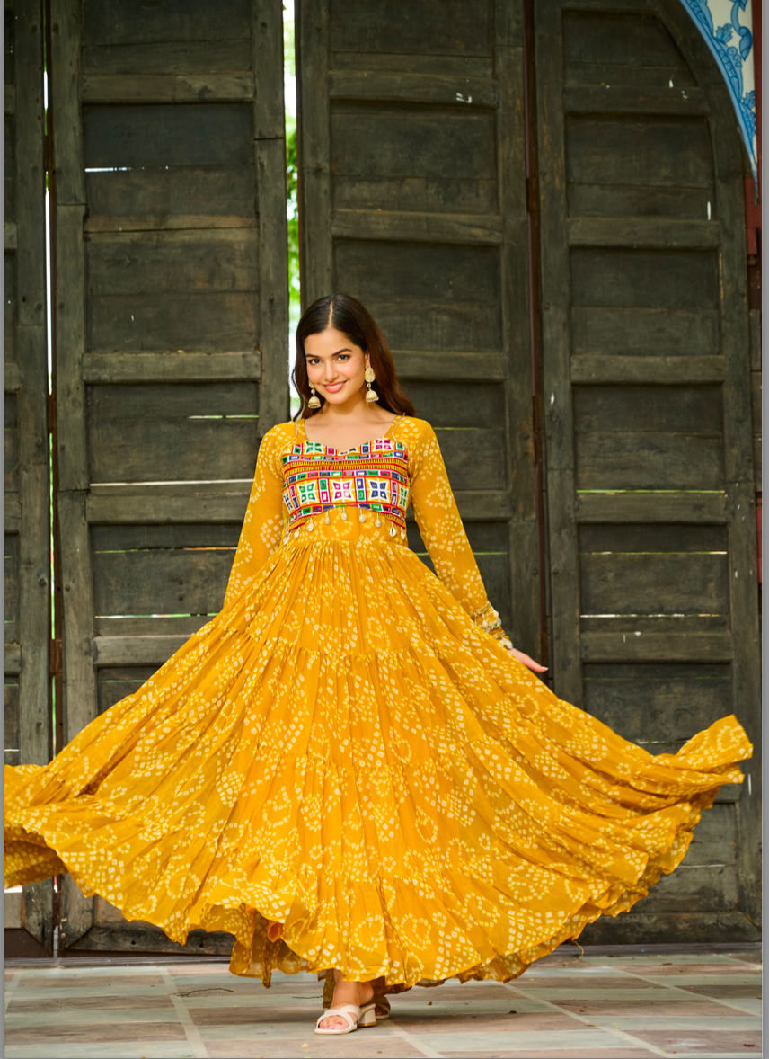 Matrut | Dandiya Diaries Gown - D029