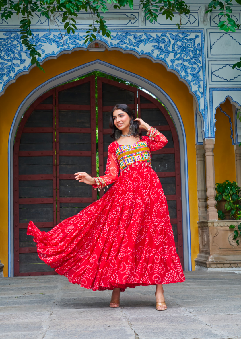 Matrut | Dandiya Diaries Gown - D033