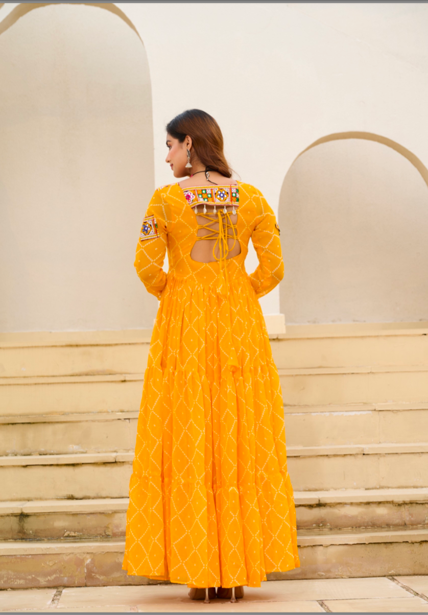 Matrut | Dandiya Diaries Gown - D040